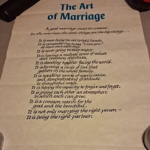 Star City 'The Art of Marriage' Print - Blue and Cream